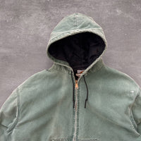 1990s Carhartt Duck Jacket Faded Seafoam – Ametora