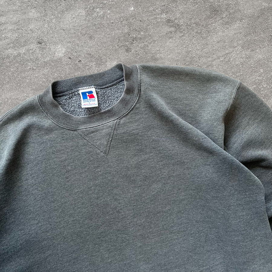 1990s Russell Crewneck Faded Gray