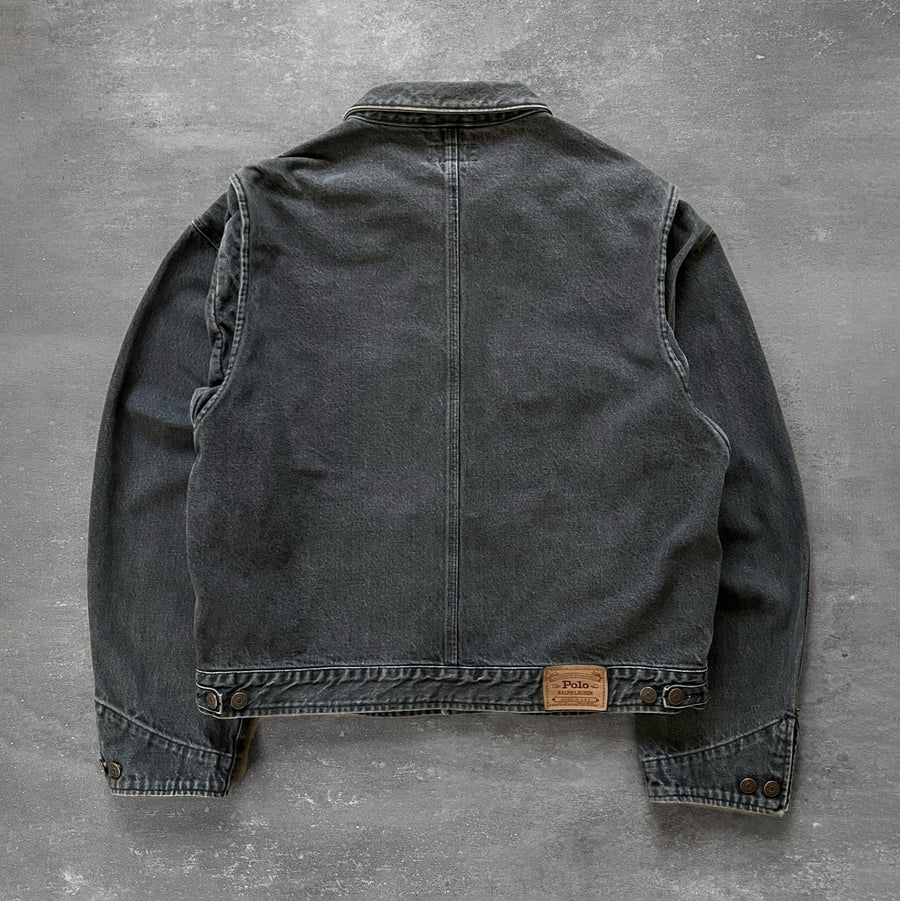 1990s Ralph Lauren Type II Jacket Black Denim