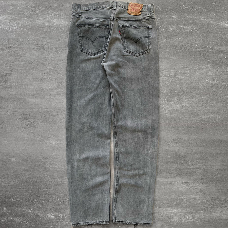 1990s Levi's 501 Jeans Faded Gray 32 x 33