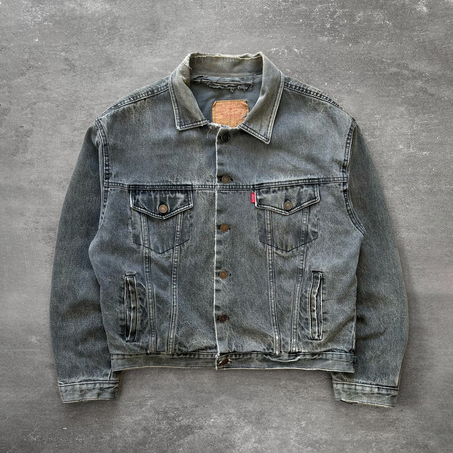 1980s Levi's Type III Grey Denim Boxy Jacket