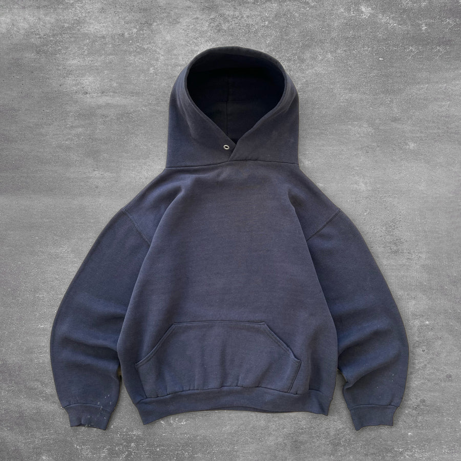 1970s Russell Hoodie Blue Faded