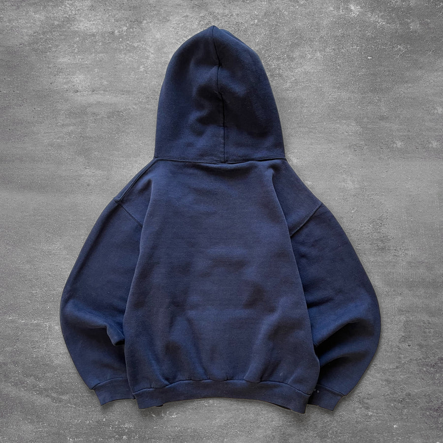 1970s Russell Hoodie Blue Faded