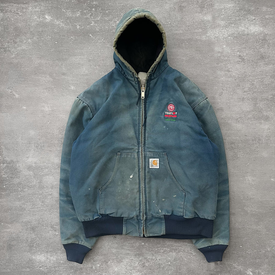 1990s Carhartt Duck Jacket Faded Blue