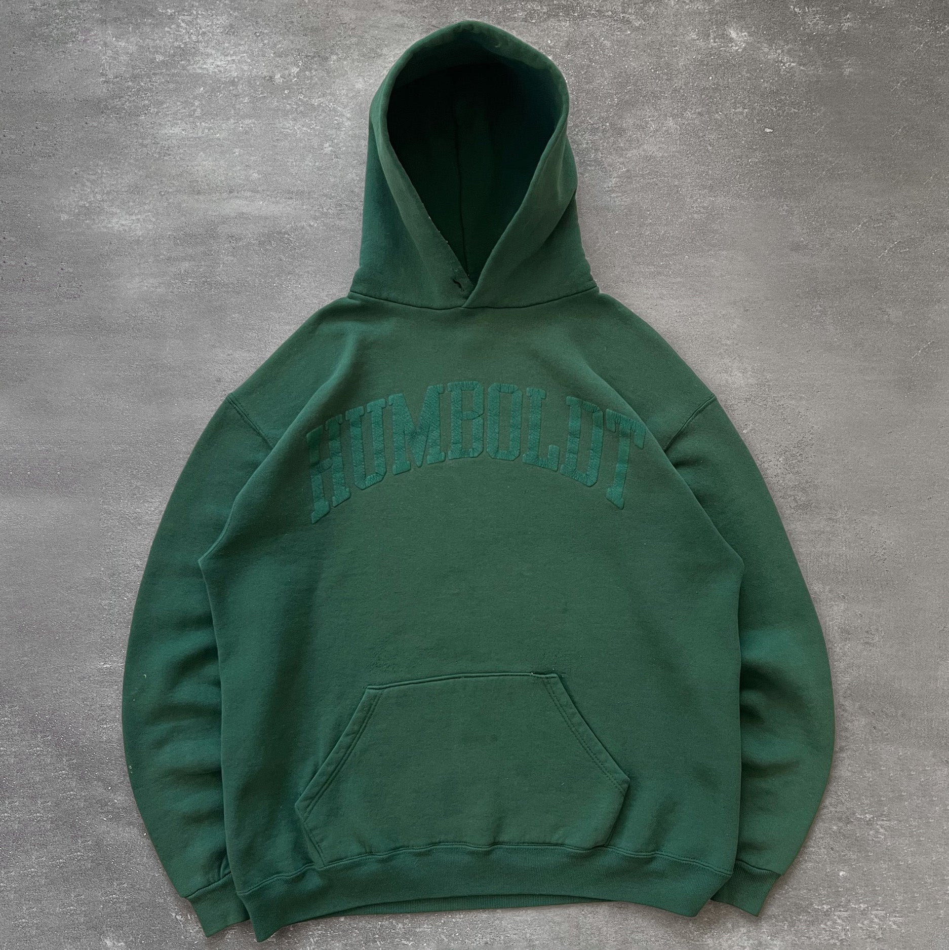 1990s Humboldt Hoodie Faded Green – Ametora