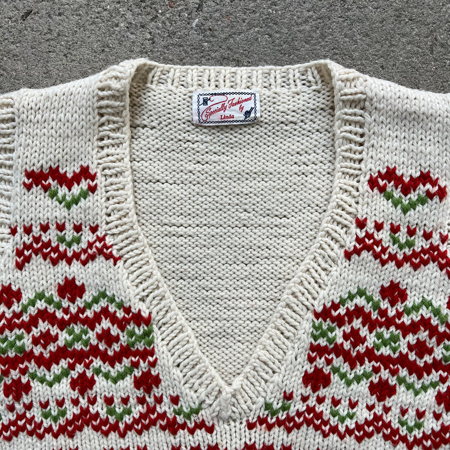 1960s Handmade Knit Sweater Vest