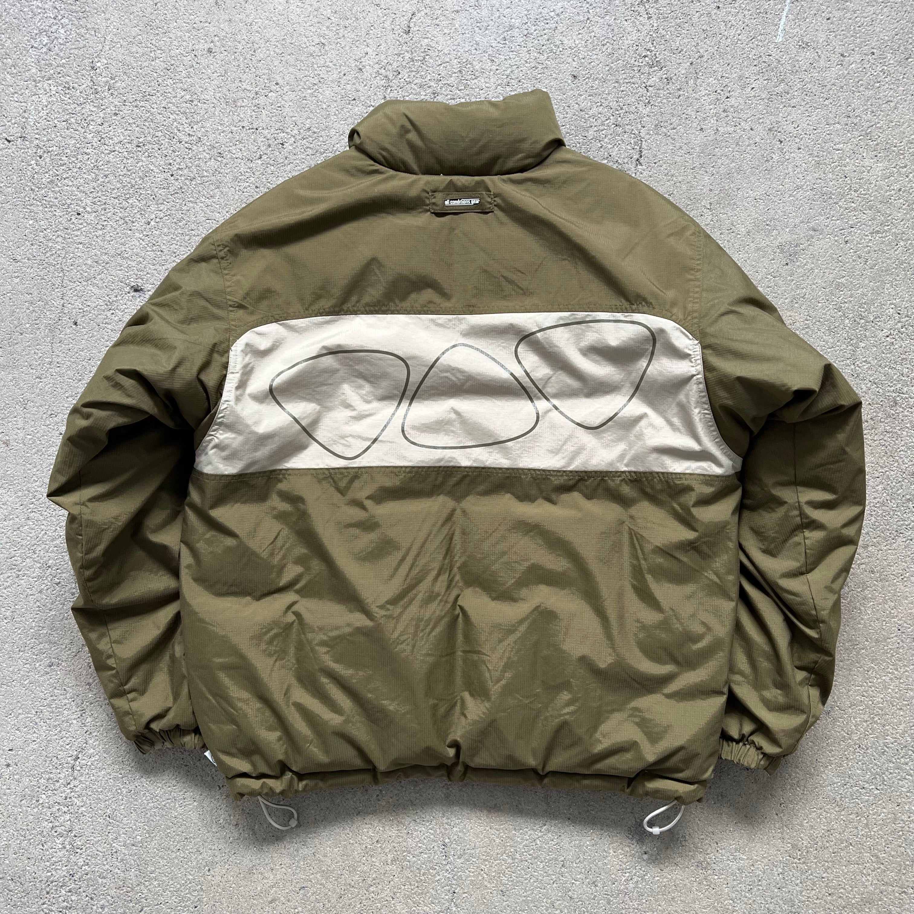 1990s Nike ACG Reversible Puffer Jacket Olive Green – Ametora