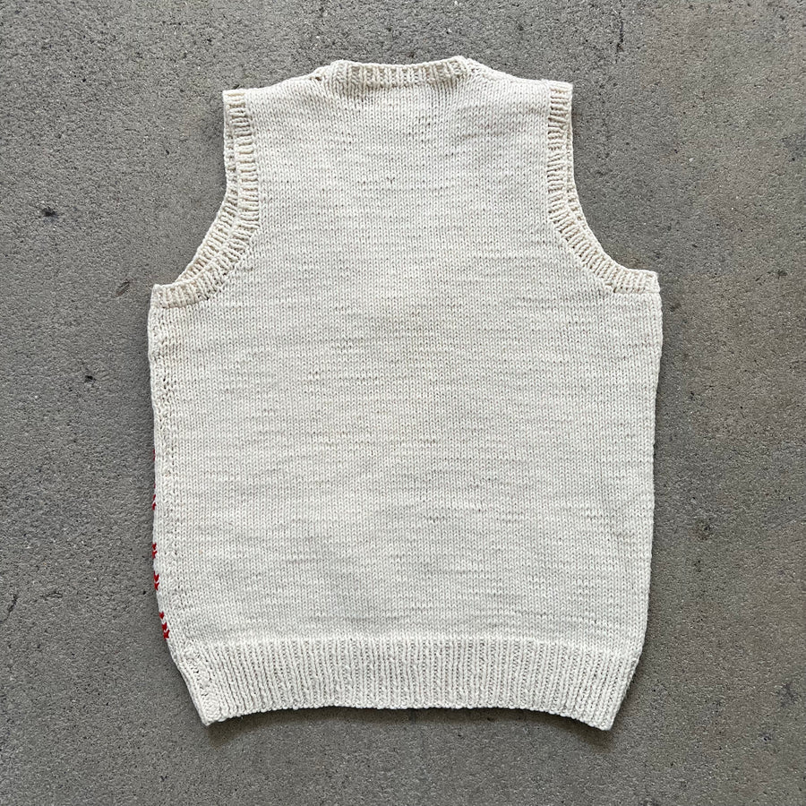 1960s Handmade Knit Sweater Vest