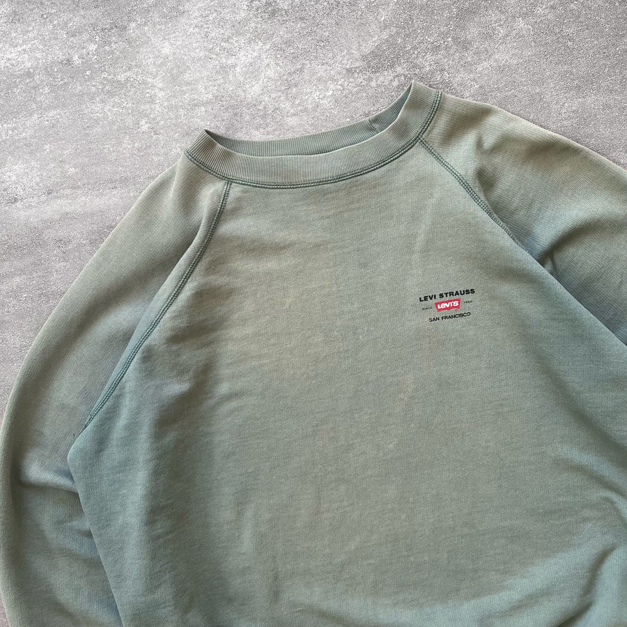 1990s Levi's Raglan Sweatshirt Sun Faded