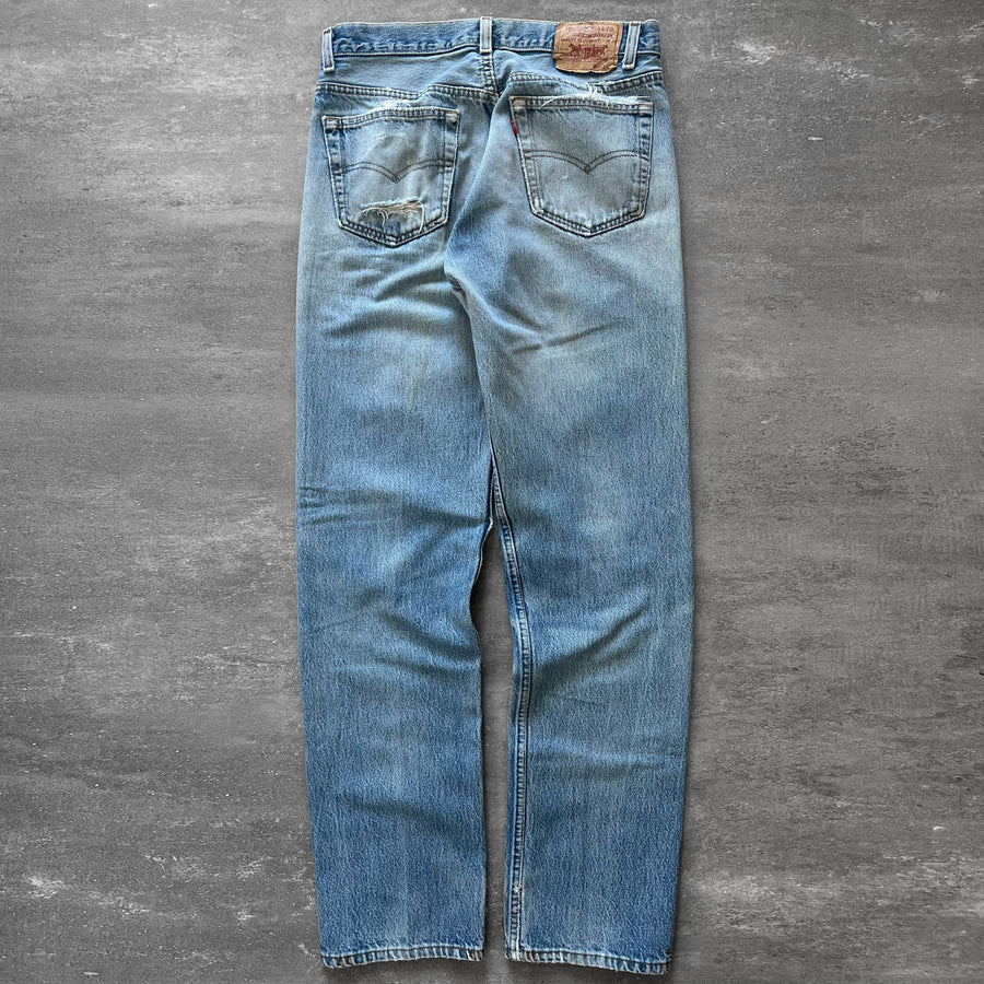 1990s Levi's 501 Jeans Repaired 31 x 32
