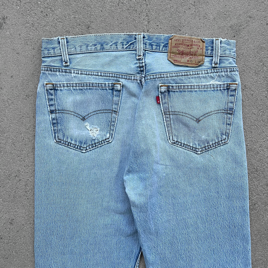 1990s Levi's 501xx Jeans Light Wash 33 x 30