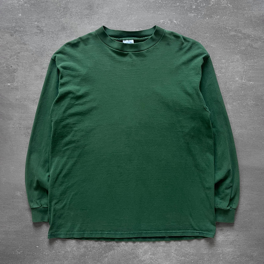 1990s Discus Green Long Sleeve
