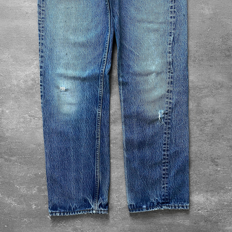 1990s Levi's 501xx Jeans Faded Dark Wash 33 x 30
