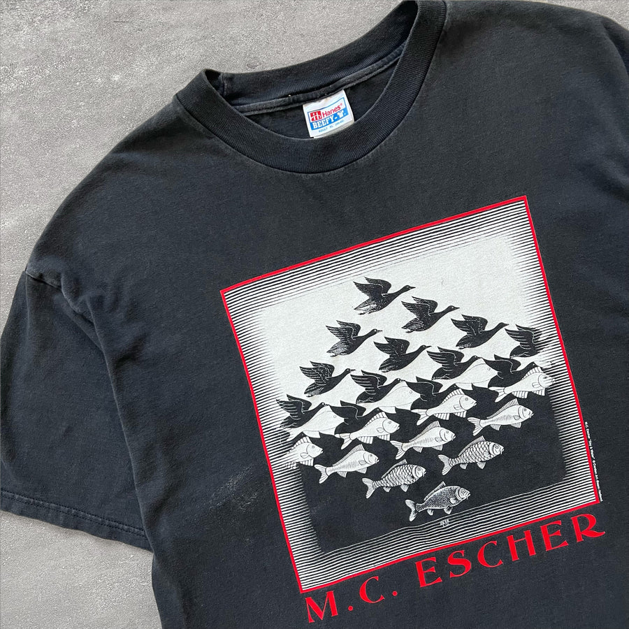1990s Hanes Beefy MC Escher Tee