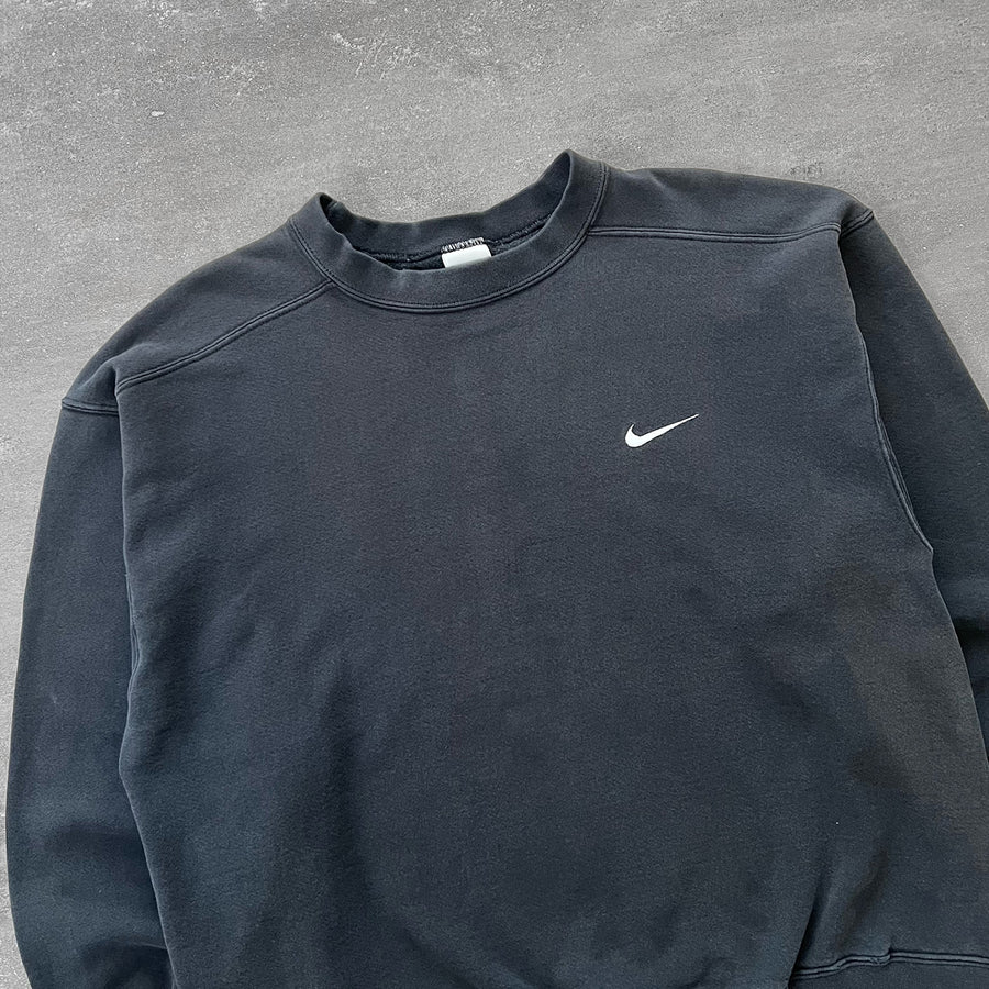 1990s Nike Crewneck Faded Black