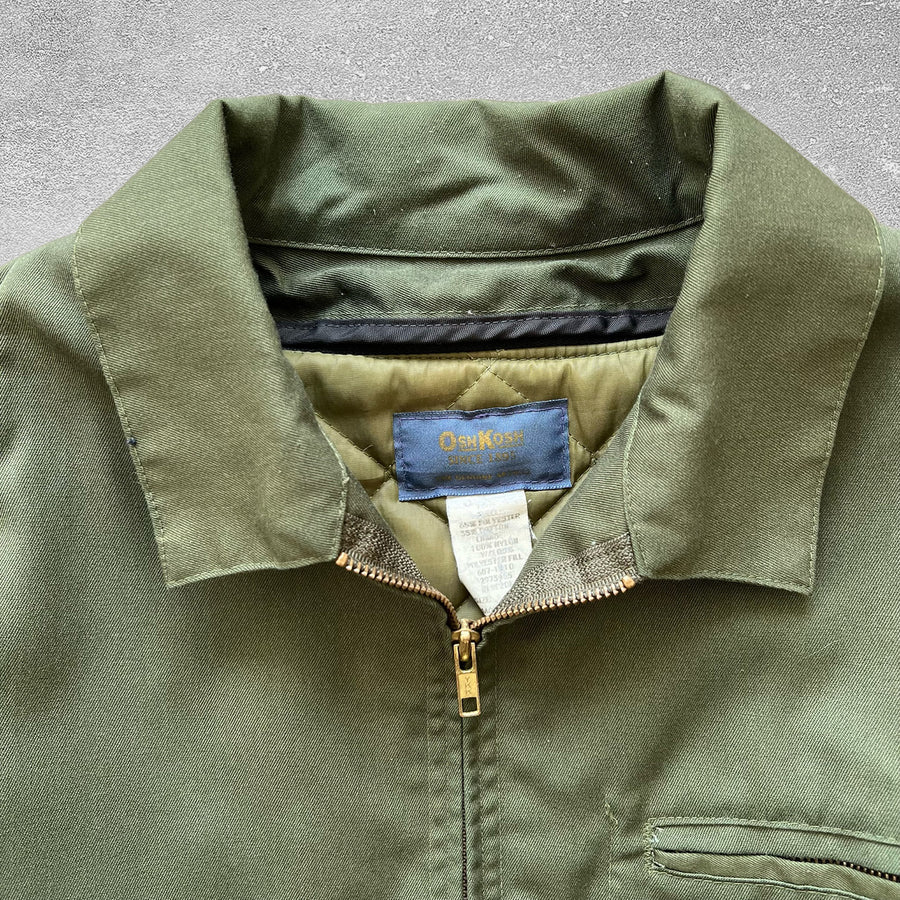 1980s Osh Kosh Work Jacket Army Green