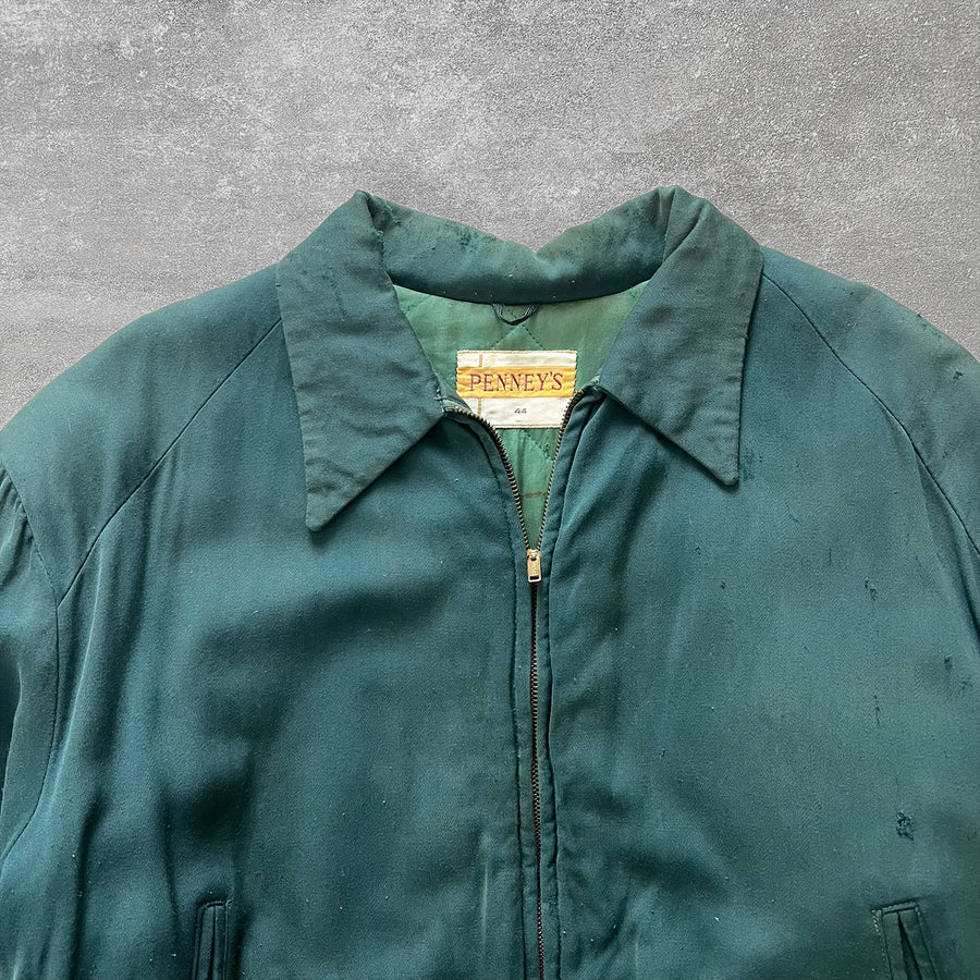 1950s Penney's Cropped Jacket Green