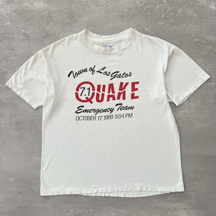 1980s Hanes Beefy 'Quake' Tee