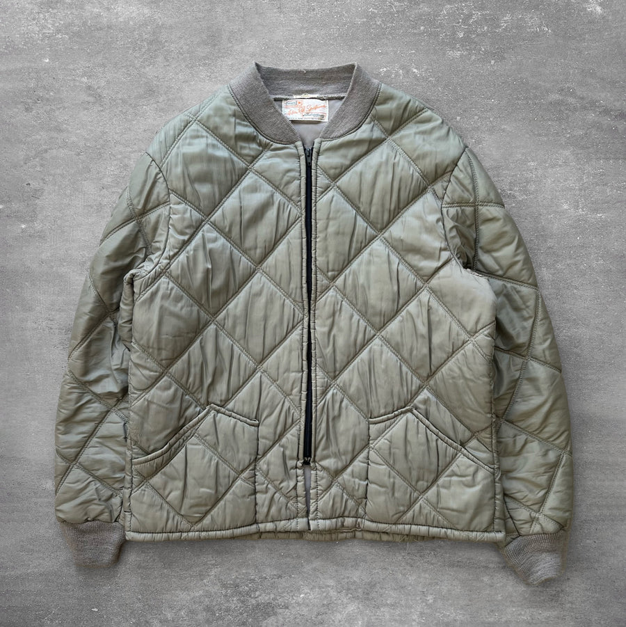 1970s Sears Quilted Bomber Jacket