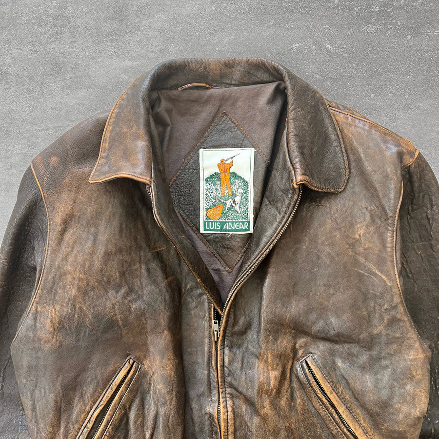 1990s Luis Alvear Leather Jacket
