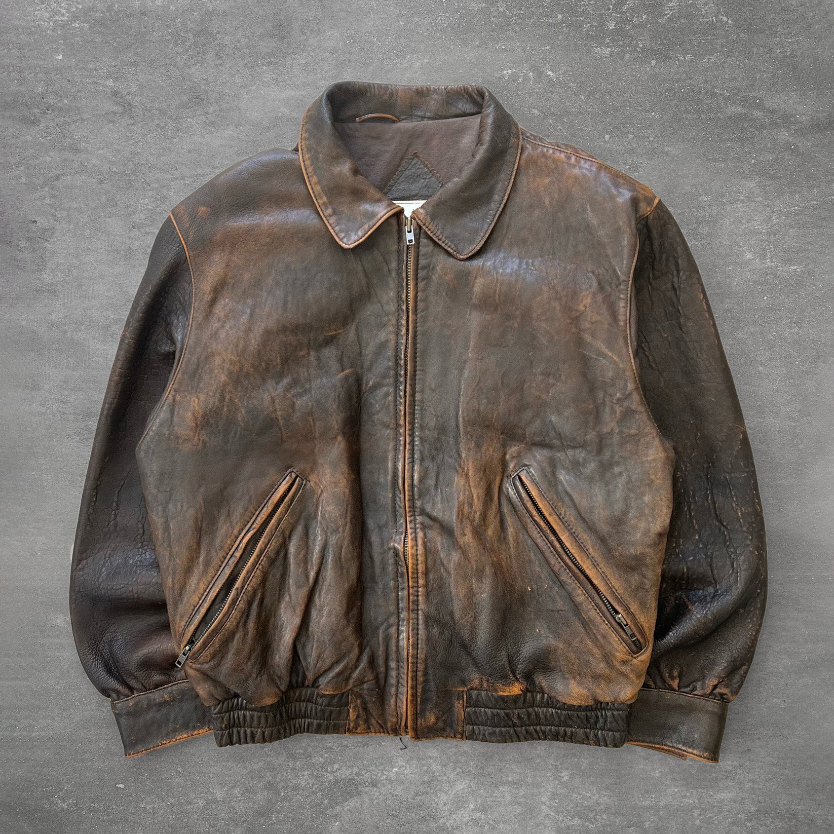 1990s Luis Alvear Leather Jacket – Ametora