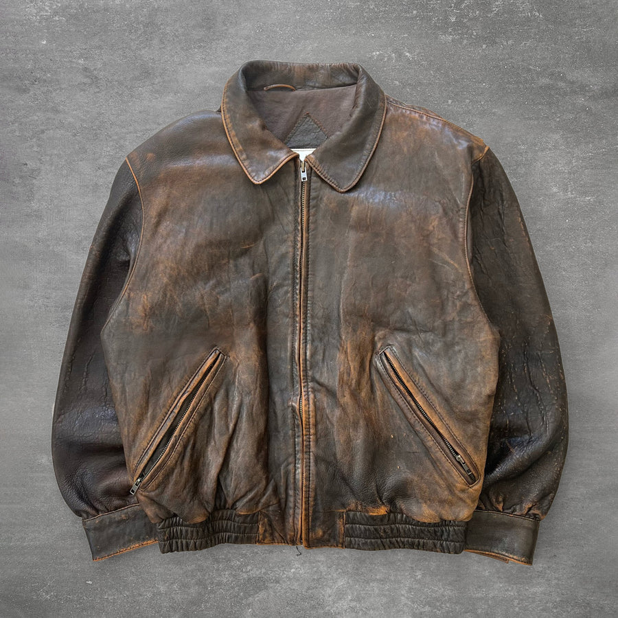 1990s Luis Alvear Leather Jacket