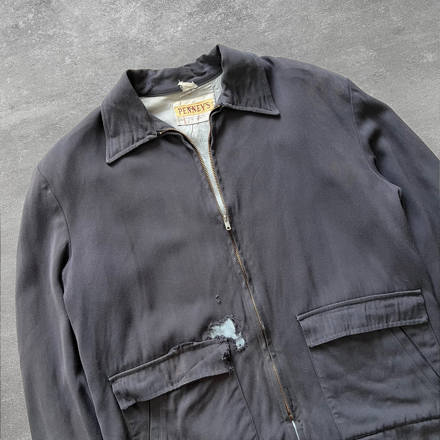 1950s Penneys Gabardine Jacket Repaired