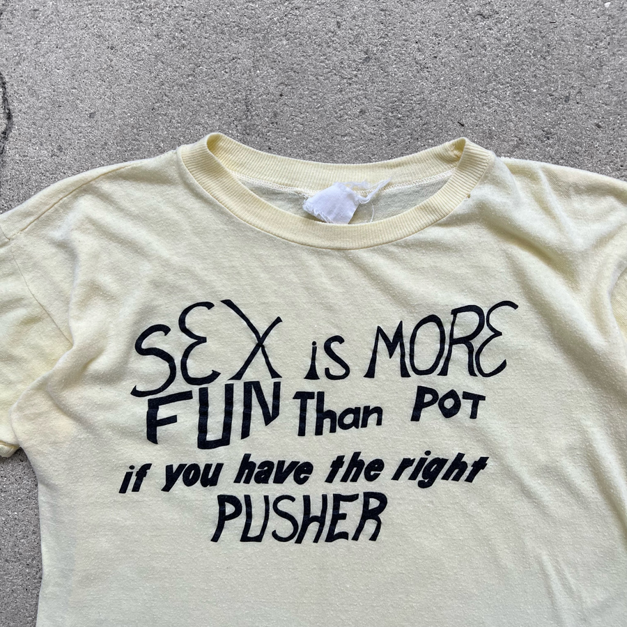 1970s 'Sex is More Fun..' Tee