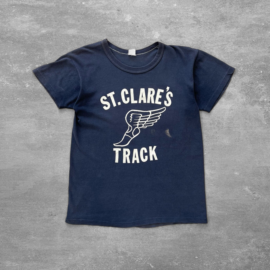 1970s St. Clare's Track Ringer Tee