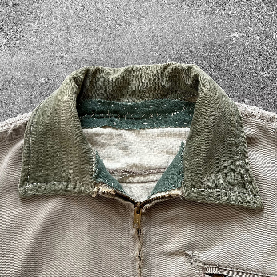 1950s Work Jacket HBT Repairs