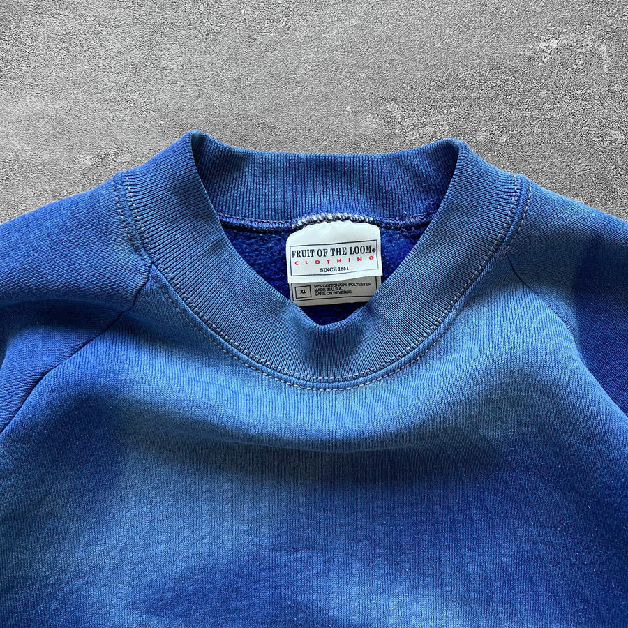 1990s FOTL Sweatshirt Sun Faded Blue