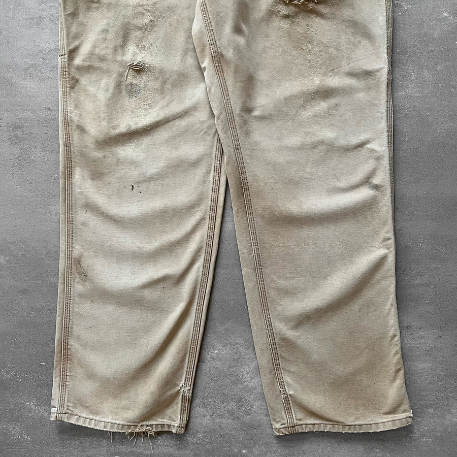 1990s Carhartt Work Pants Faded Brown 34