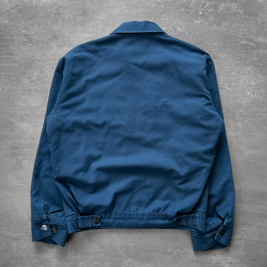 1970s Blue Two Pocket Work Jacket